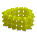 Yellow Y2K Spike Beaded Bracelet