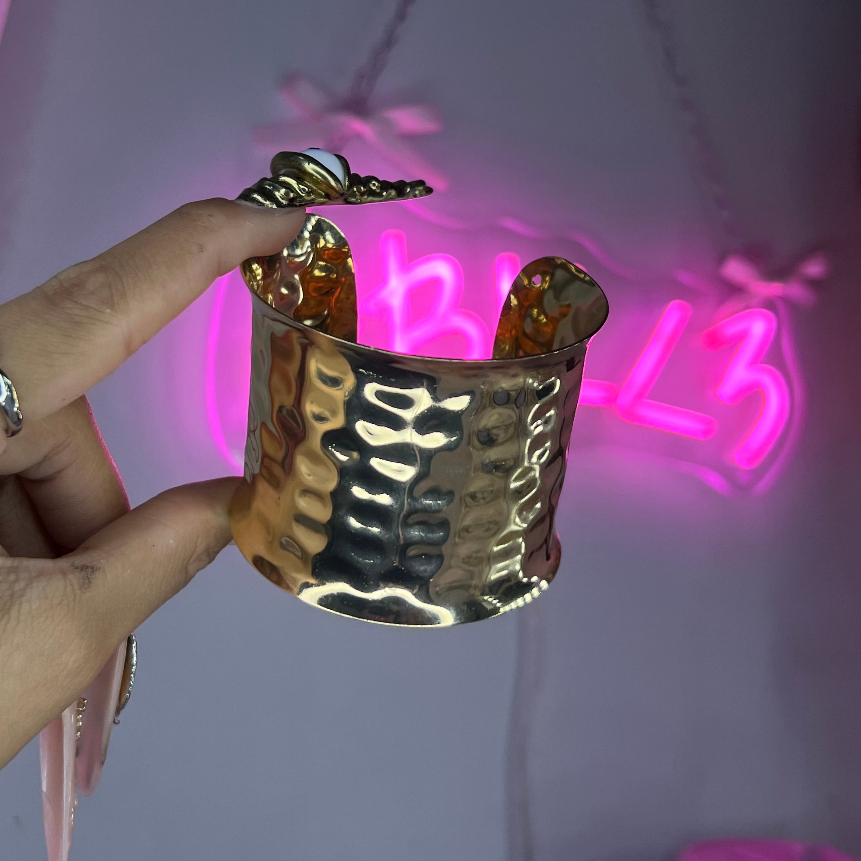 Gold Chunky Etheral Cuff