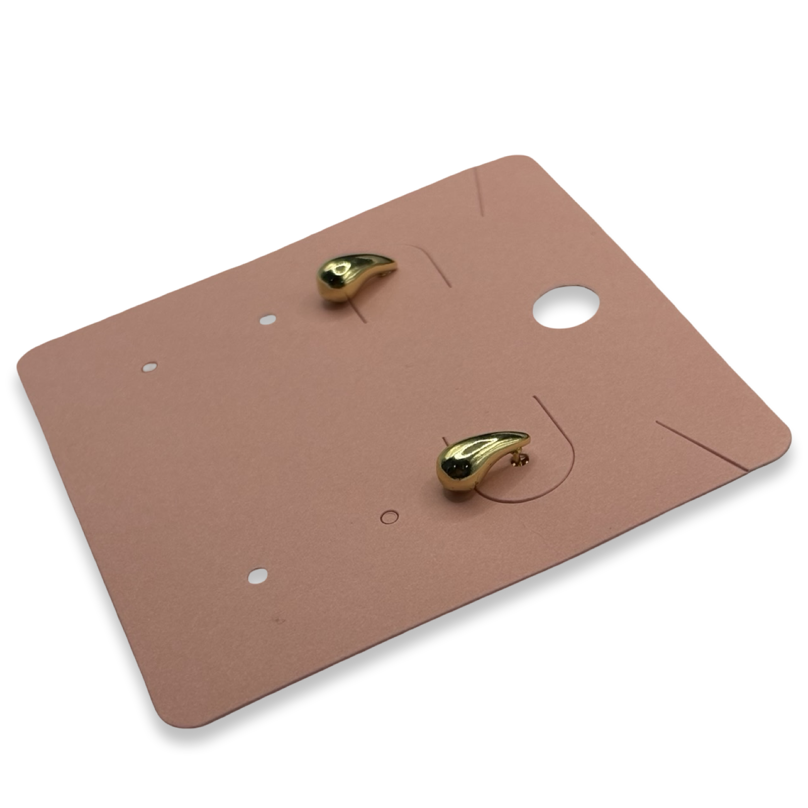 Gold Mini Blurr Stud Earrings