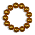 Orange JUMBO Pearl Basic Beaded Bracelet