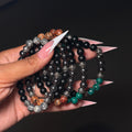 Mixed Crystal & Black 2.0 Beaded Bracelet