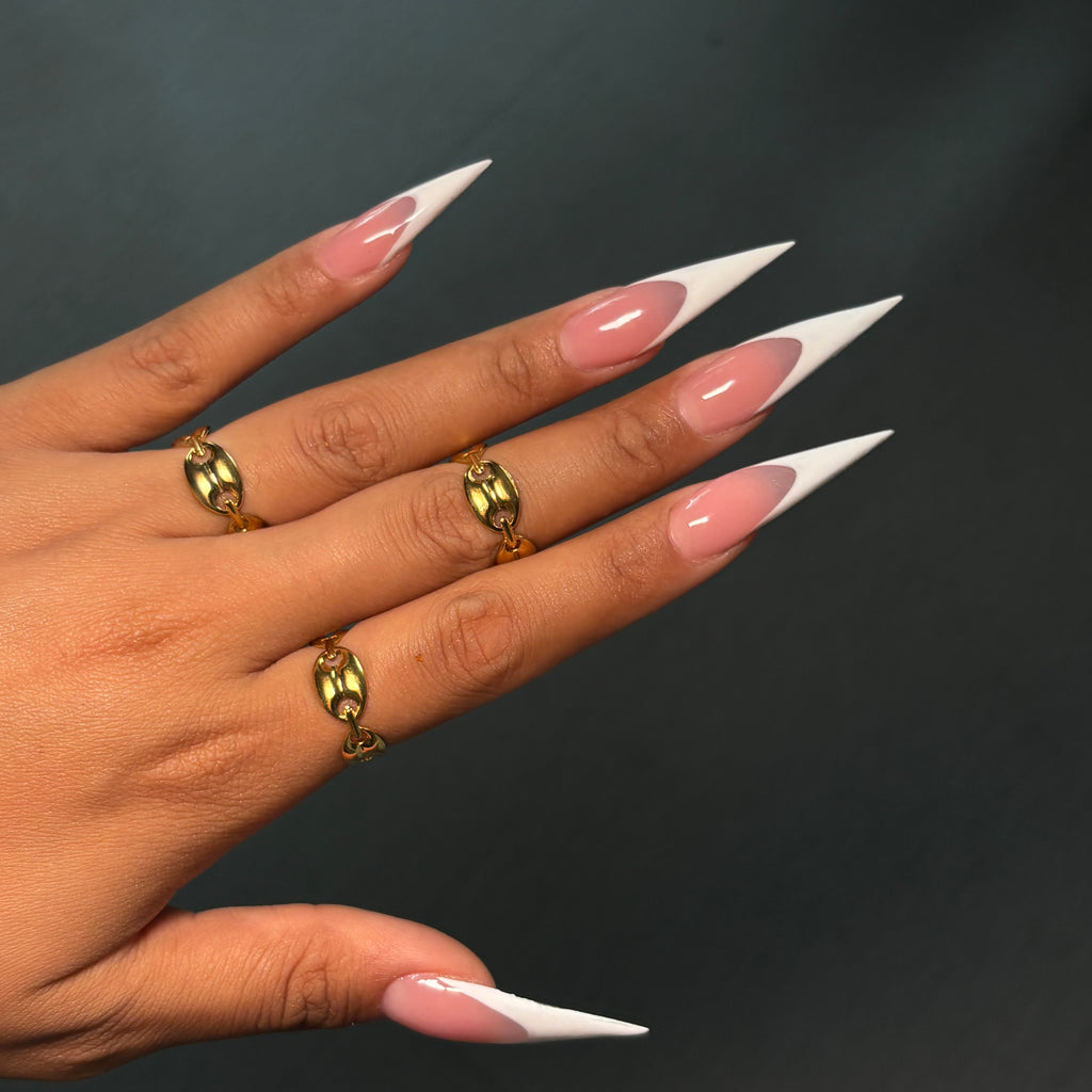 Gold Link Up Basic Adjustable Ring