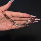 Gold Maze Tennis Bracelet