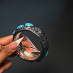 Silver Santorini Chunky Bangle