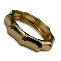 Gold Banboo Chunky Bangle