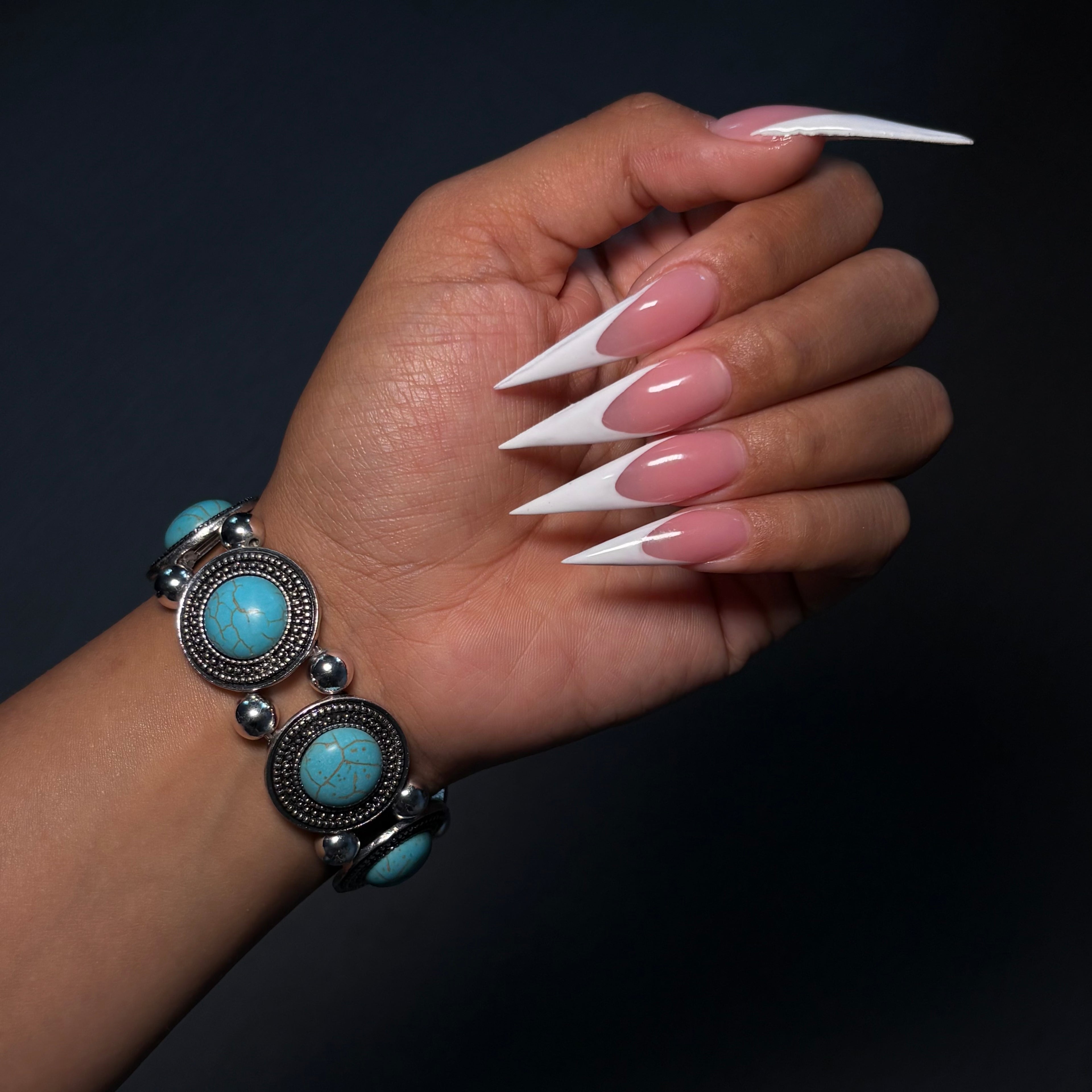 Silver Mini Santorini Chunky Beaded Bracelet