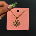 Gold Maison Fleur Rope Necklace