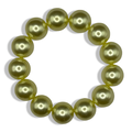 Yellow JUMBO Pearl Basic Beaded Bracelet