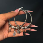 Silver Prayers Spring Charm Bracelet