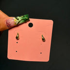 Gold Mini Blurr Stud Earrings