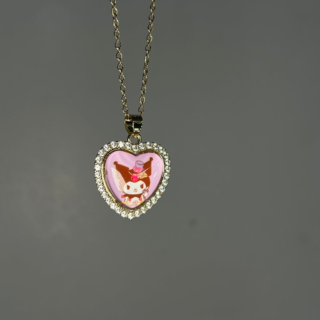 Ku Romi Heart Diamond Necklace