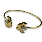 Gold Angel Babe Diamond Girl Cuff