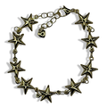 Gold 5 Star! Tennis Bracelet