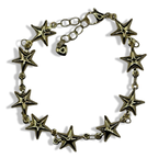 Gold 5 Star! Tennis Bracelet