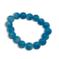 Baby Blue 8mm Marble Basic Beaded Bracelet