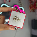 Size 8 Gold Klover Spinning Ring