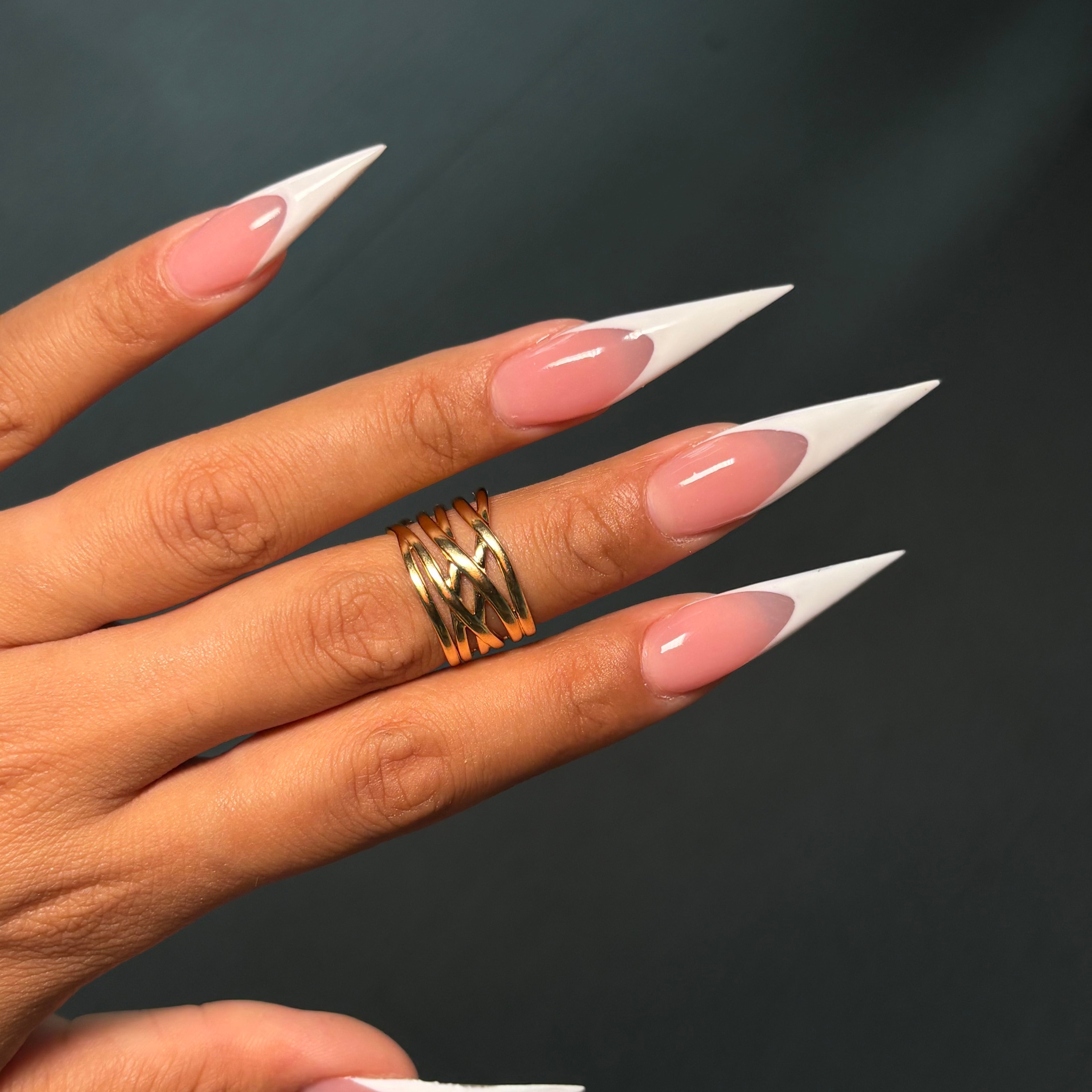 Gold X’d It Adjustable Ring