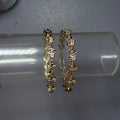 Gold & Pink Diamanté Elephant Tennis Bracelet