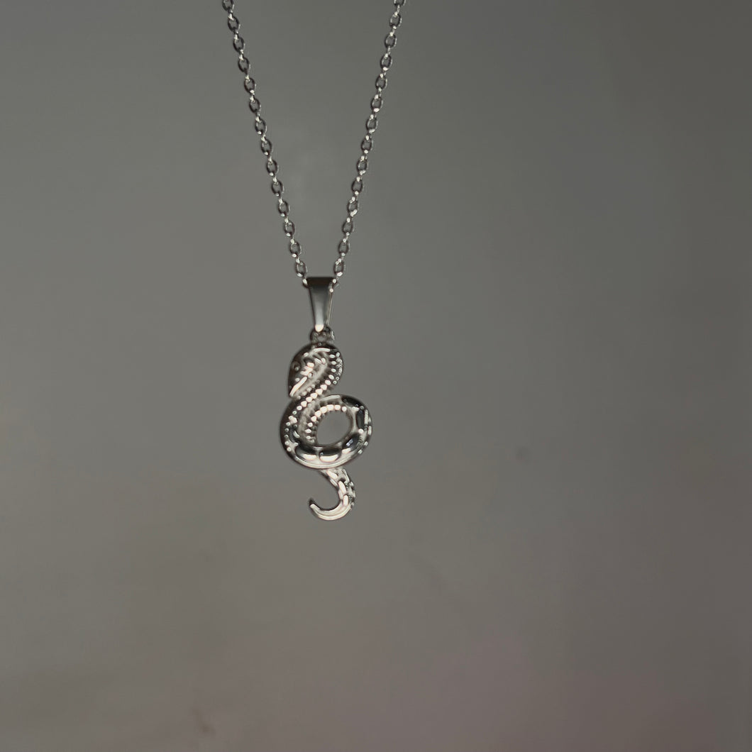 Silver Serpent Necklace