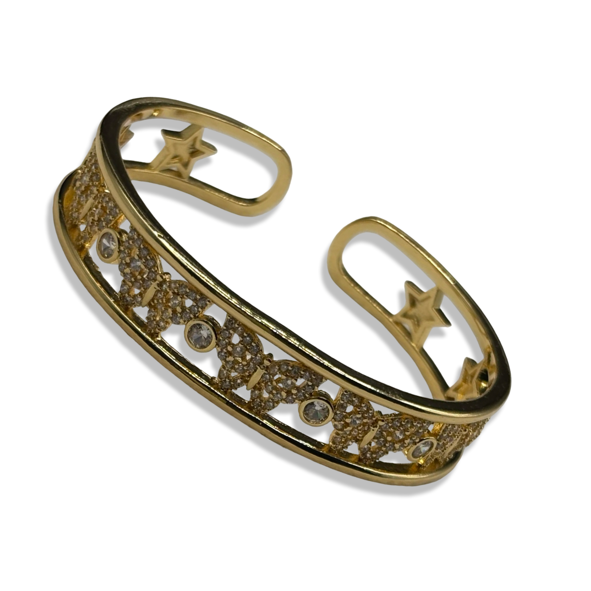 Gold Diamond Mariposita Cuff