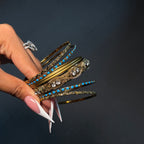 Gold Isla Bangle Stack