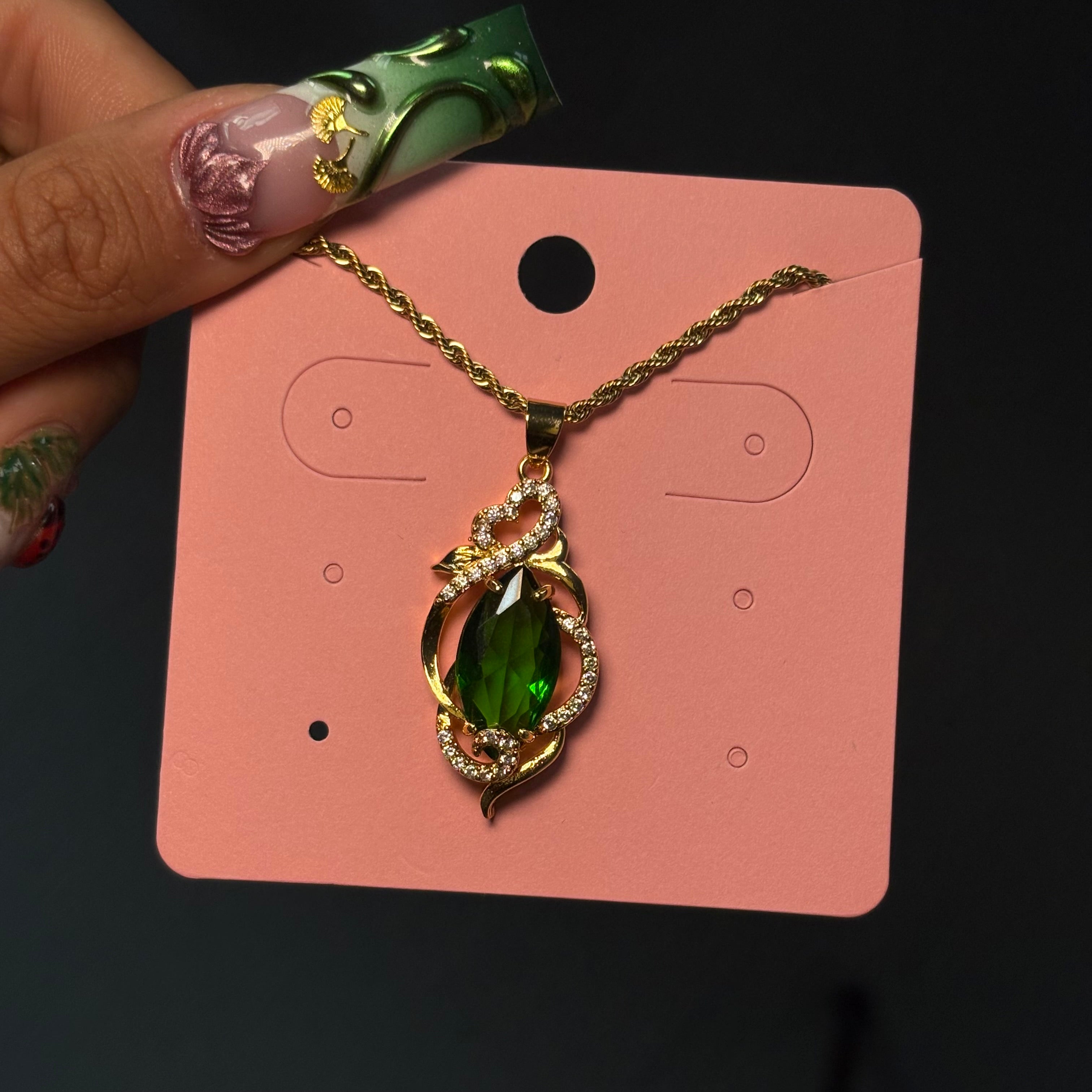 Gold Ivy Rope Necklace (Copy)