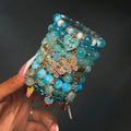 Baby Blue 🩵 10PC Beaded Mega Stack
