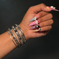 Silver Juliette Bangle Stack