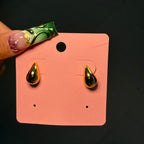 Gold Blur Stud Earrings