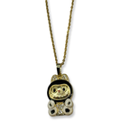 Gold & Black Bubu Necklace
