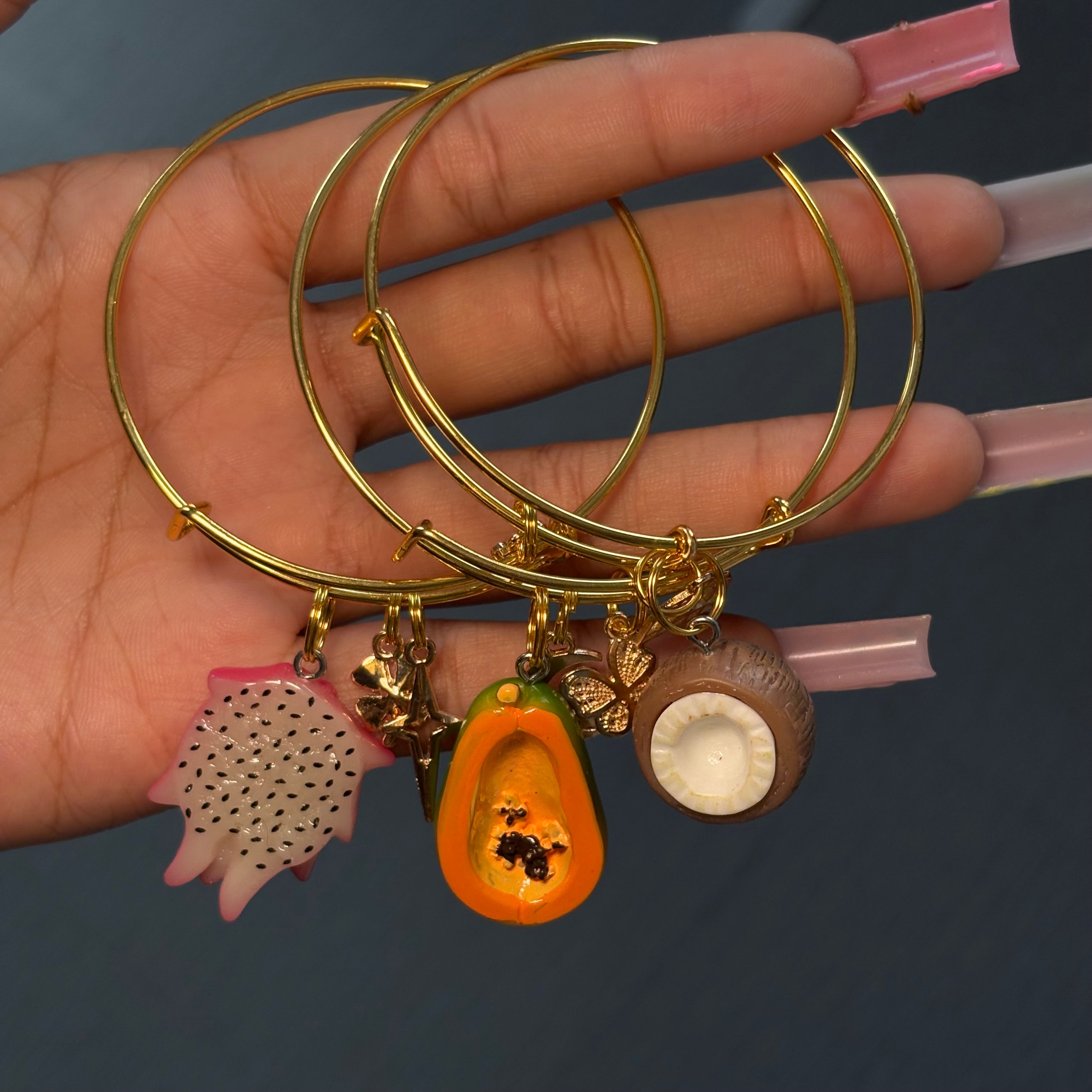 Island Girl 🥥Gold 3PC Bangle Stack