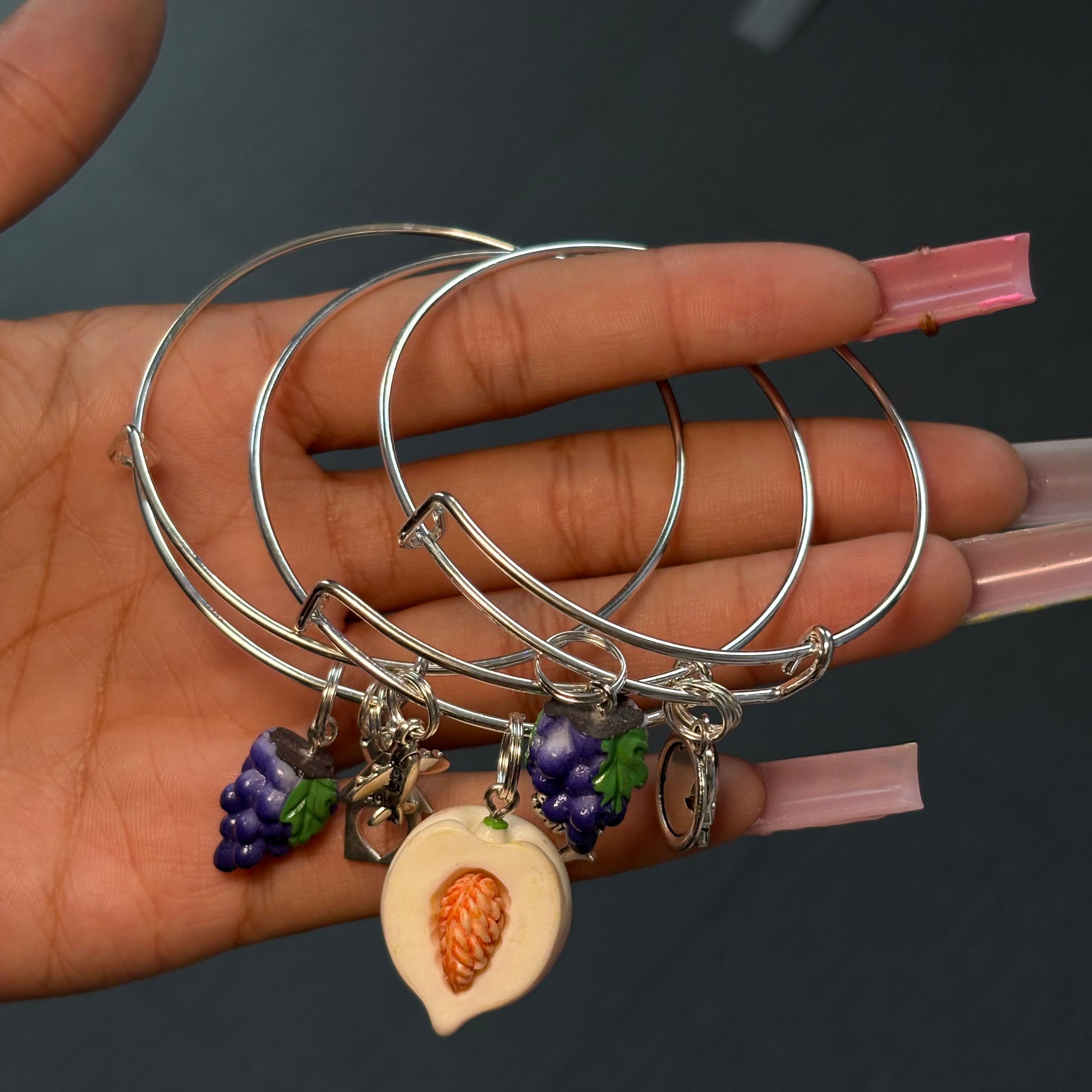 Vineyard 🍇🍑 3PC Bangle Stack