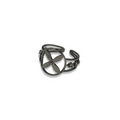 Silver Diamond Klover 2.0 Adjustable Ring
