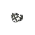 Silver Diamond Klover 2.0 Adjustable Ring