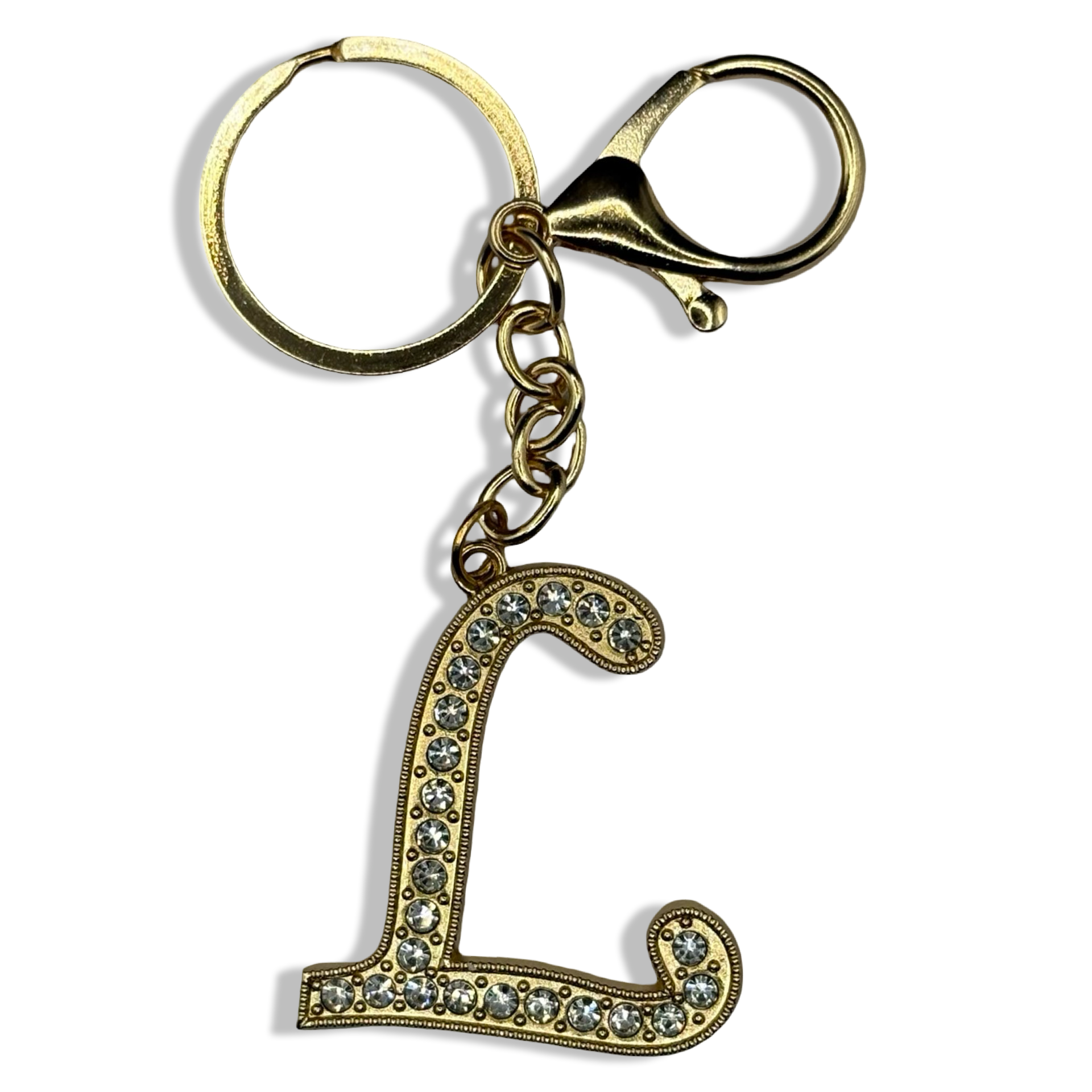 Letter L Dangle Keychain + Bagcharm