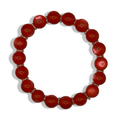 Red Glow Girl Basic Beaded Bracelet