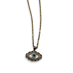 Gold & Rainbow Mal de Ojo Necklace