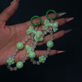 Green Bow Drop Purse Charm