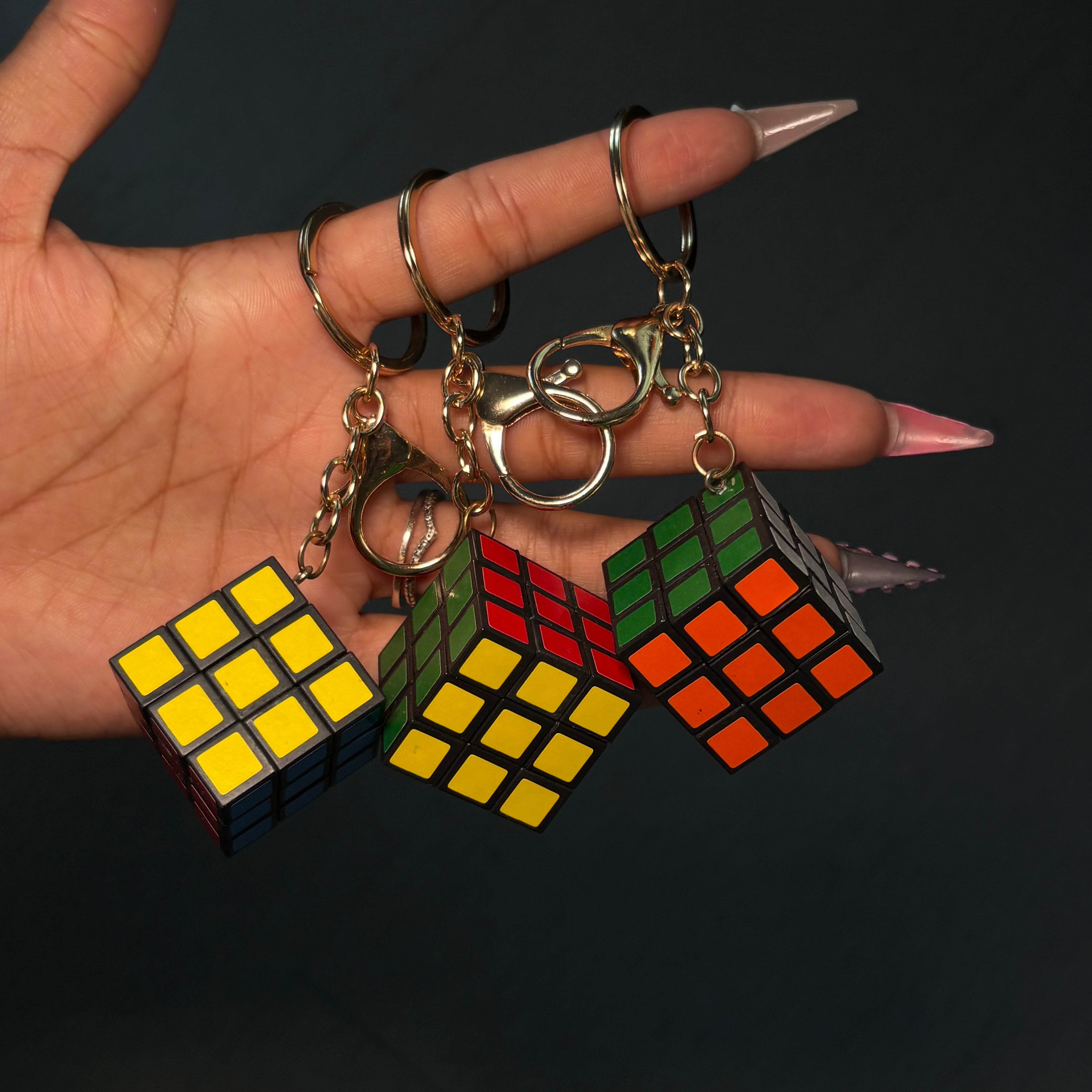 Cube Charm Keychain/ Purse Charm
