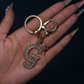 Letter G Dangle Keychain + Bagcharm