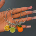 Citrus 🍊🍋🍋‍🟩 3PC Bangle Stack