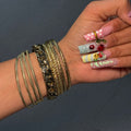 Golden Hour Bangle Stack