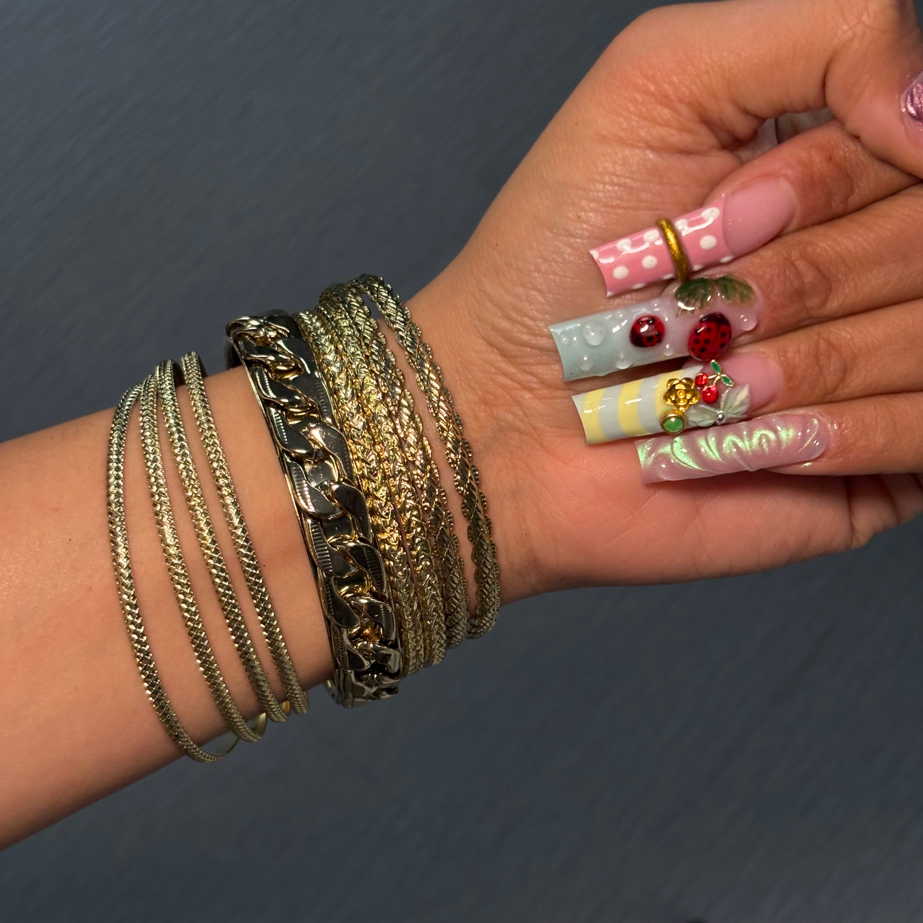 Golden Hour Bangle Stack