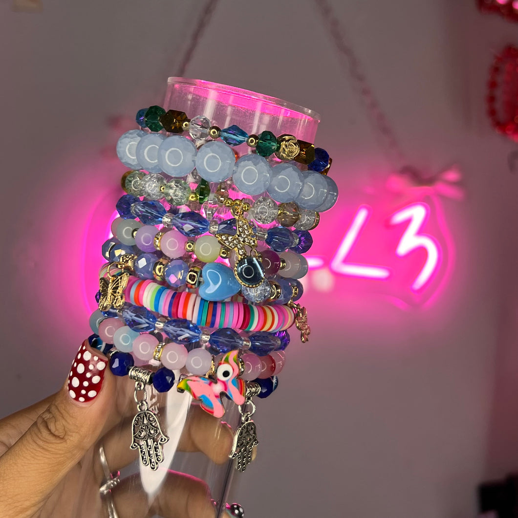Blue & Rainbow 10PC Mega Stack
