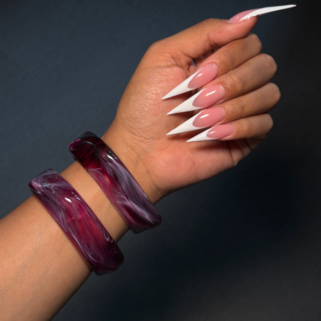 Viola Plum 2pc Bangle Stack
