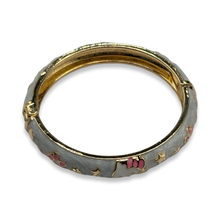 Load image into Gallery viewer, Little Girls Pale Blue &amp; Gold It Girly Bangle
