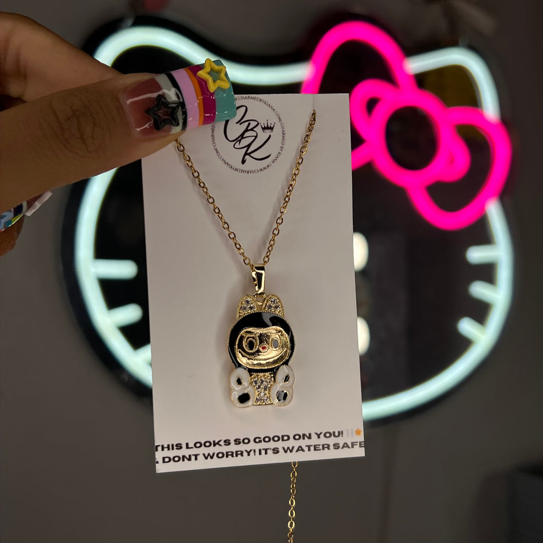 Gold & Black Bubu Necklace