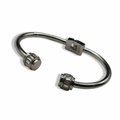Silver Eternity Diamond Cuff