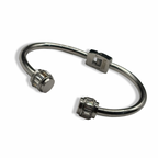 Silver Eternity Diamond Cuff